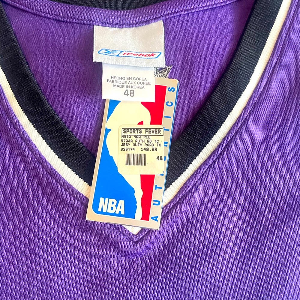 Bibby Sacramento # 10 Jersey brand New with tags